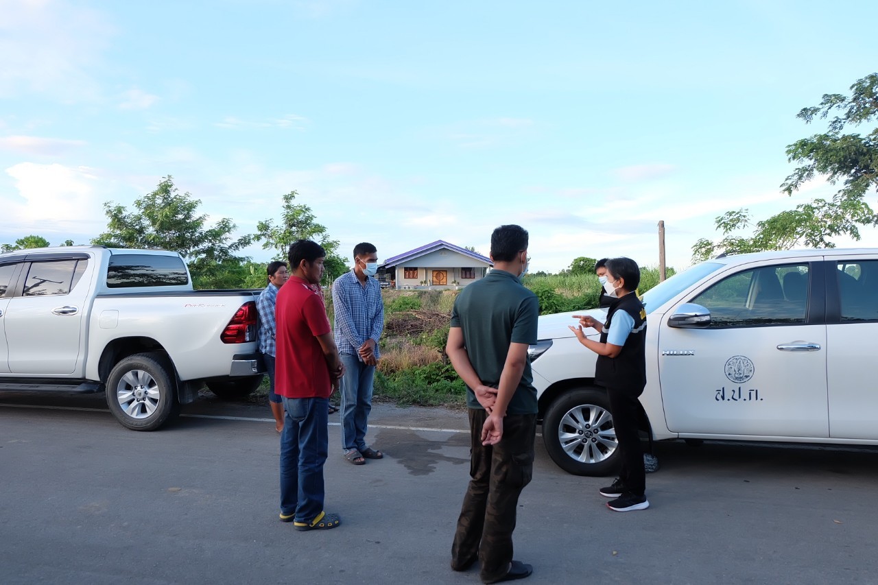 title - ผู้ตรวจราชการกรม ลงพื้นที่ตรวจสอบข้อเท็จจริง กรณีข้อร้องเรียนของเกษตรกรในเขตปฏิรูปที่ดินจังหวัดกาญจนบุรี